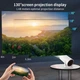 Проектор 4K Домашній кінотеатр міні Проектор Портативний з Wi-Fi - зображення 6