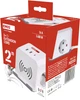 Мережевий подовжувач Emos P0222CQ 2 м 2 розетки з 2xUSB-A+1 x USB-C+Qi з бездротовою зарядкою - зображення 7