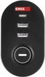 Мережевий подовжувач Emos P1321PD 3 розетки 1.5 м 2xUSB-A + 1xUSB-C FAST CHARGE 20W з кріпленням до столу - зображення 11