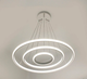 Керована світлодіодна люстра LATTE 75W 3R-ON/OFF-600x1100-WHITE/WHITE-220-IP20 - зображення 8