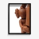 Серия постеров в рамке KAWS wood А4 - изображение 4