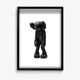Cерія постерів в рамці KAWS black А4 - зображення 4