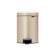 Бак для мусора Pedal Bin Newicon Brabantia, 5 л, шампань (304422) - изображение 1