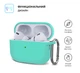 Чохол ArmorStandart Hang Case для Apple AirPods Pro 2 Mint Green (ARM68589) - зображення 2