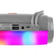 Портативная беспроводная Bluetooth колонка TG-157 с LED подсветкой grey - изображение 4