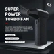 Ручной портативный турбовентилятор компрессор X3 Violent Blower Mini Turbo Jet Fan (3000мАч, 52м/с) - изображение 6
