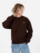 Bluza bez kaptura męska oversize Carhartt WIP American Script Sweat "Tobacco" I025475-47XX XL Brązowa (4064958750178) - obraz 1