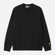 Bluza męska z kapturem kangurka Carhartt WIP Chase Sweat I033661-00FXX S Czarna (4064958858843) - obraz 5