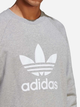 Bluza bez kaptura męska oversize Adidas Adicolor Classics Trefoil Crew Sweatshirt IA4857 S Szara (4066745743738) - obraz 4