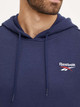 Худі утеплене чоловіче Reebok Identity Small Logo Fleece Hoodie 100202877 XL Темно-синє (1200143505984) - зображення 5