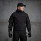 Костюм на флисе M-Tac SoftShell Куртка и Брюки Police Black размер 2XL - изображение 4