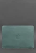 Чохол BN із натуральної шкіри для MacBook 13 дюйм, бірюзовий - зображення 1