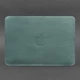 Чохол BN із натуральної шкіри для MacBook 13 дюйм, бірюзовий - зображення 3