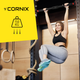 Турнік розсувний Cornix Pro+ 90-130 см Black/Red (XR-0287) - зображення 10