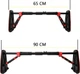 Турнік розсувний Cornix Elite+ 65-90 см Black/Red (XR-0293) - зображення 8