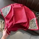 Платок бандана шарф повязка на шею сумку голову Honey Fashion Accessories красный (12-236) - изображение 2