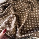 Хустка бандана шарф пов'язка на шию сумку голову Honey Fashion Accessories коричневий (12-236) - зображення 2
