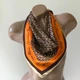 Хустка бандана шарф пов'язка на шию сумку голову Honey Fashion Accessories коричневий (12-235) - зображення 7