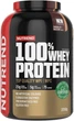 Протеин Nutrend 100% Whey Protein (2,25 кг, chocolate hazelnut) - изображение 1