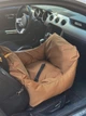 Автокрісло автогамак лежак сумка-переноска для собак та котів 50х70 см Incor Коричневий (І-117) - зображення 2