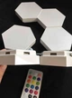 Модульный настенный RGB Remote Tape Lamp светильник соты сенсорный 6шт в комплекте + пульт - изображение 4
