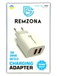 Швидкий мережевий зарядний пристрій Remzona Giwell Acey 36W QC3.0 Швидка зарядка 36W для Apple iPhone 8/X/11/12/12/13/14/15/16 Pro Max Plus iPad Samsung Xiaomi Power Adapter Блок 2 USB-A для планшета смартфона - зображення 6