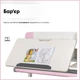 Детский стол Evo-kids TH-330 Pink Белый / Розовый (TH-330 W/PN) - изображение 7