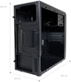 Obudowa LC-Power 2017MB Micro-ATX Black (LC-2017MB-ON) - obraz 5