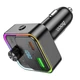Автомобильный FM-трансмиттер ресивер HOCO E81 Fantasy PD30W+QC3.0 car BT FM transmitter Black (6942007612296) - изображение 4