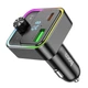 Автомобильный FM-трансмиттер ресивер HOCO E81 Fantasy PD30W+QC3.0 car BT FM transmitter Black (6942007612296) - изображение 6