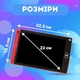 Детский графический планшет для рисования с ручкой красный - изображение 3