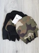 Мужские перчатки митенки на меху L-XL камуфляжные (16-9) - изображение 2