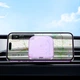 Автодержатель Hoco HW17 магнитный с беспроводной зарядкой 15W romantic purple - изображение 4