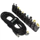 Кабель питания для ноутбука PD100W / 5.5X2.5 / 18.5-20V / Type-C / 10 переходников Black - изображение 1