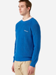 Sweter męski bawełniany Edmmond Studios Canale Sweater "Plain Blue" 123-60-03550 L Niebieski (8435629065352) - obraz 3