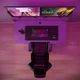 Стол компьютерный игровой Майнкрафт Люкс с подсветкой RGB Антрацит c красной кромкой L=1600мм (арт.SKRZ1000-113) - изображение 4