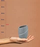 Стакан для зубних щіток Kela Talus 8х11 см білий (20302) - зображення 3