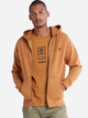 Bluza męska rozpinana streetwear z kapturem Timberland TB0A2BNB L Beżowa (195441181040) - obraz 1