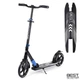 Самокат двоколісний (колеса PU 230 та 215 мм) Best Scooter 75186 Чорно-синій - зображення 1
