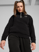 Толстовка на блискавці жіноча Puma Ess Elevated Half-Zip 68531601 S Чорна (4067982675813) - зображення 1