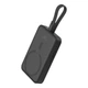 Павербанк з бездротовою зарядкою Qi 15W Baseus Magnetic Mini Edition 10000mAh 20W 2в1 QC3.0+PD3.0 (P10022109113-00) Black - зображення 5