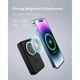 Павербанк з бездротовою зарядкою Qi 15W Baseus Magnetic Mini 10000mAh 30W 2в1 QC3.0+PD3.0 (PPCX110201) Black - зображення 2