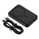 Павербанк з бездротовою зарядкою Qi 15W Baseus Magnetic Mini 10000mAh 30W 2в1 QC3.0+PD3.0 (PPCX110201) Black - зображення 3
