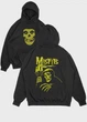 Чоловіче худі MODNO з рок принтом "Misfits" L Чорний (HD004-004-2-419-FB-BL-M) - зображення 1