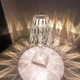 Ночник декоративный LED светильник Diamond light светодиодный хрустальный на аккумуляторе USB Прозрачный - изображение 7