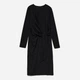 Платье миди осеннее женское Sisley 4NQXLV066-100 L Черное (8056256540243) - изображение 6