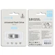 USB Флешка Flash Drive Veron 128GB USB3.0+Type-C Metal 104 Series SIlver - изображение 2