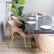 Стол Мун обеденный Раскладной керамика 1800/2600x900x750 черный мат золотая нога PRESTOL - изображение 14