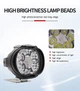 2 передні фари світлодіодних LED 6 SMD для мотоцикла білий - зображення 8