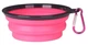 Силиконовая складная дорожная миска Derby Food Grade TPE Collapsible Dog Bowl 1л, Розовый - изображение 1